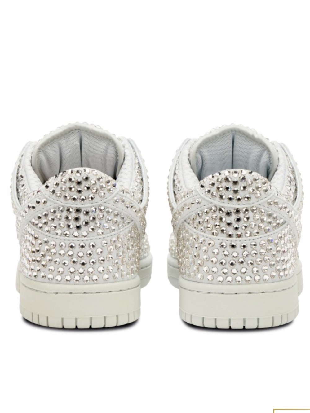 NWT Cactus Plant Flea Market x Swarovski x Nike Dunk Low 'Pure Platinum' Sneaker - Picture 6 of 14